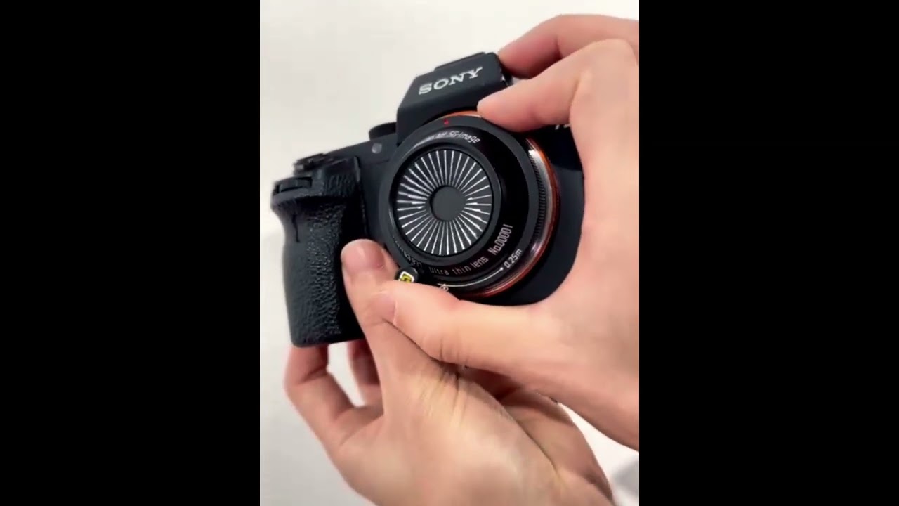 SG-image 24mm F6.3 ウルトラシンレンズ - YouTube