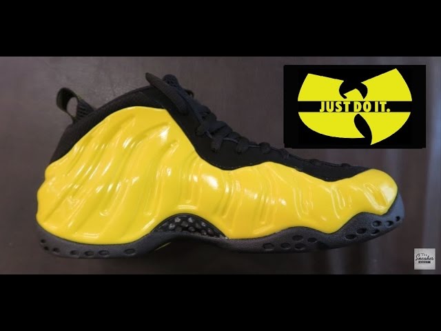 Nike Air Foamposite One 'Wutang' Optic Yellow/Black Sneaker
