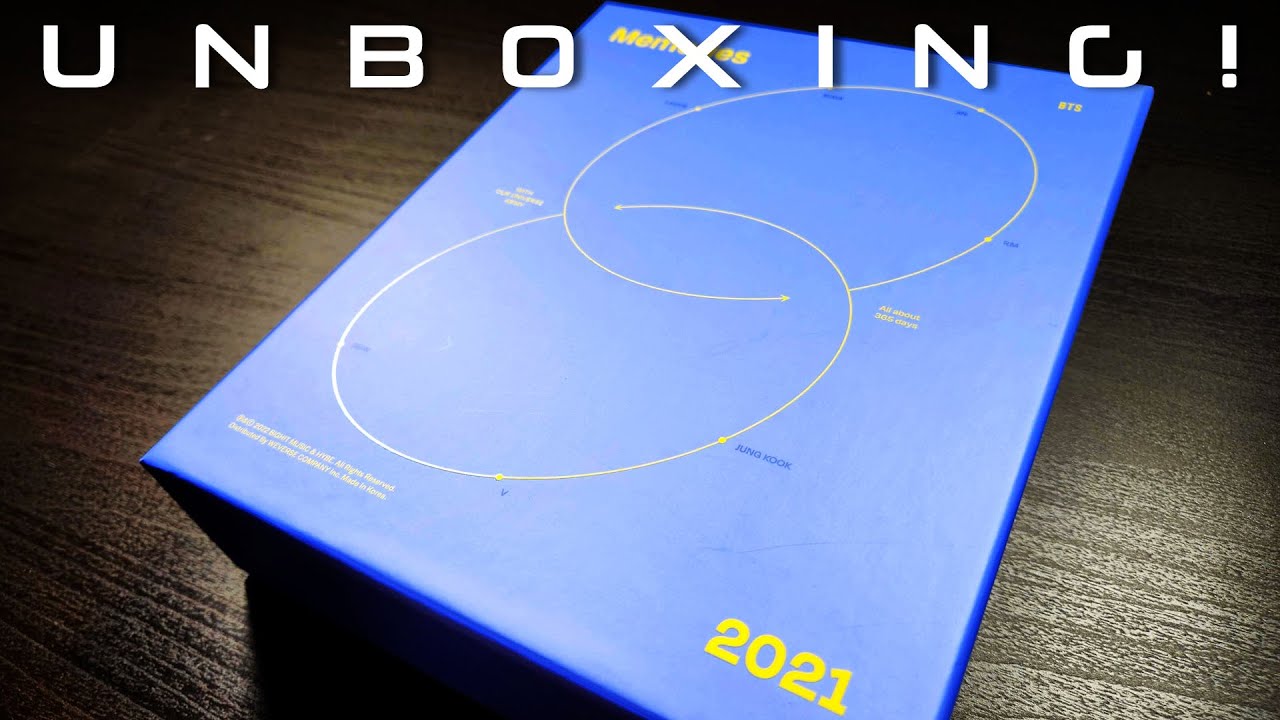 BTS Memories of 2021 Blu-ray Unboxing - YouTube