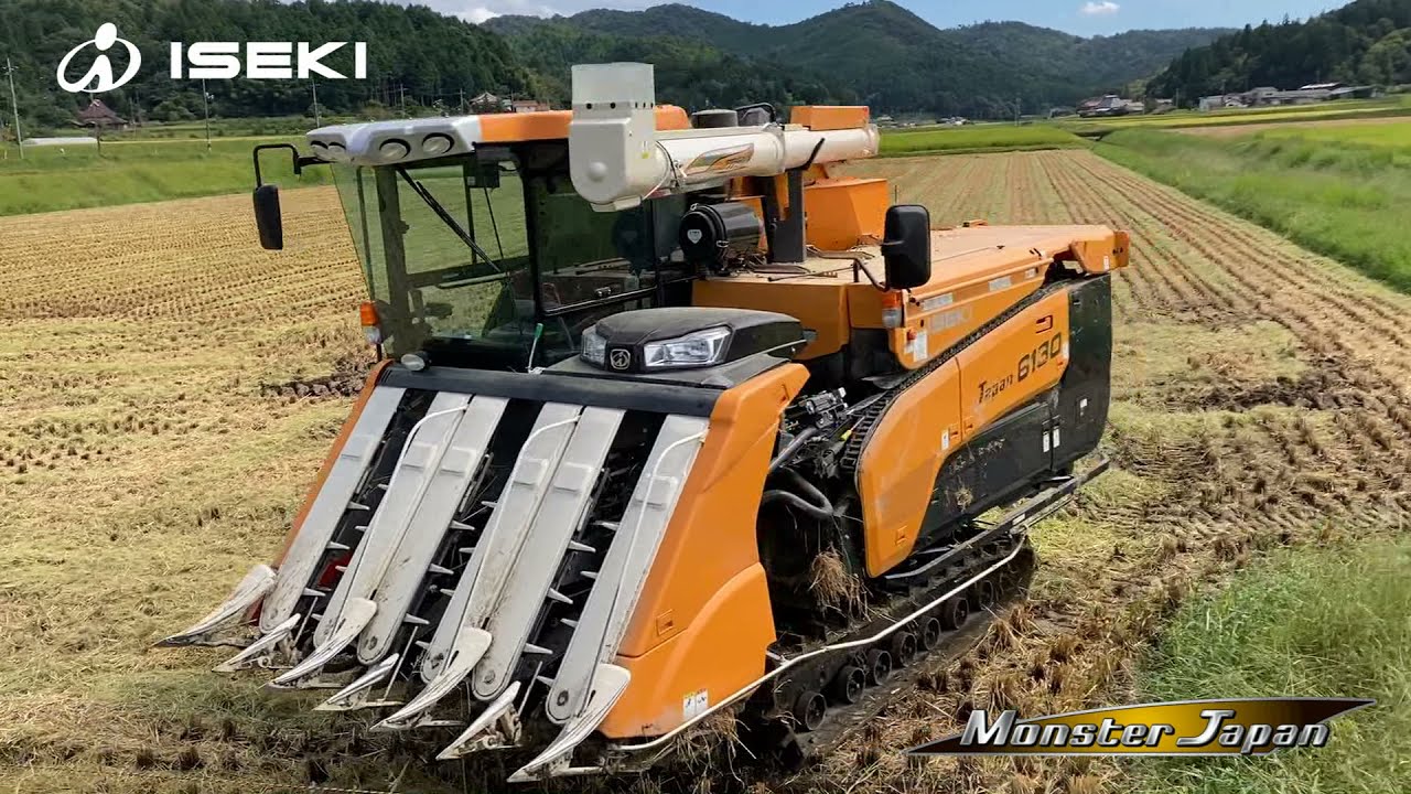 HJ6130】ISEKIコンバイン/MonsterJapan/～2021秋～ - YouTube