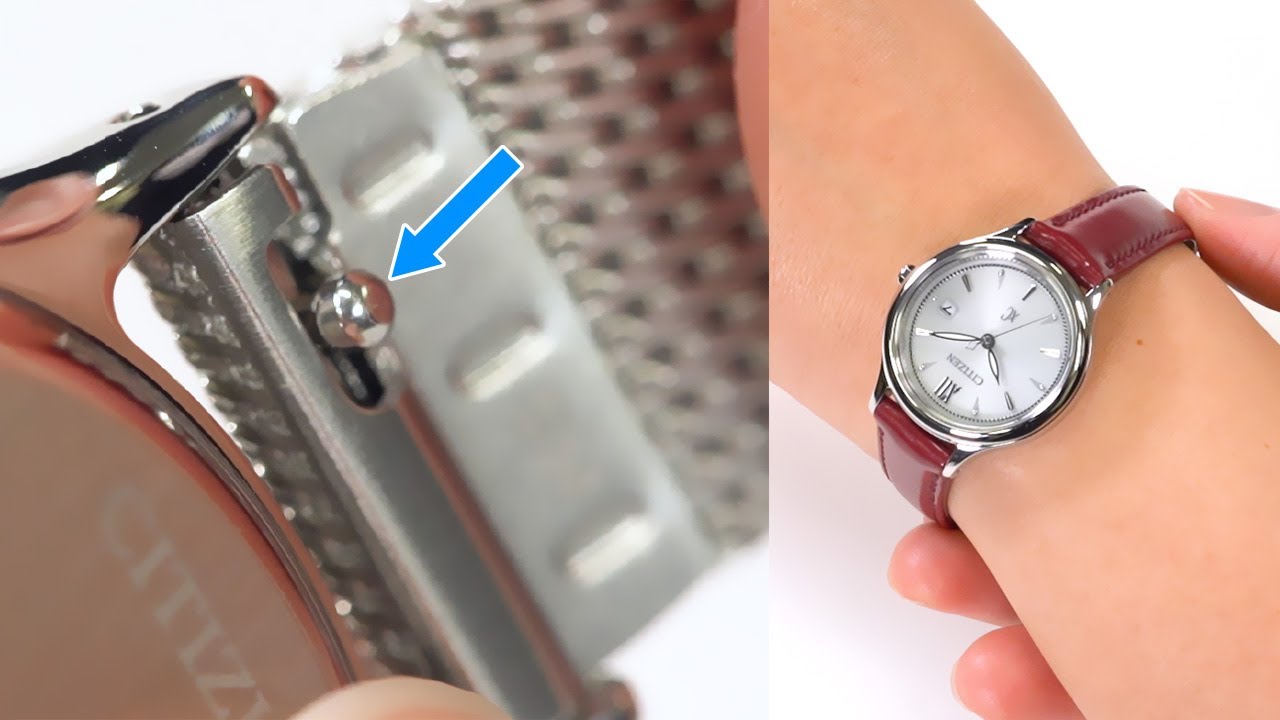 バンドの長さ調節・交換 | シチズンウオッチ オフィシャルサイト