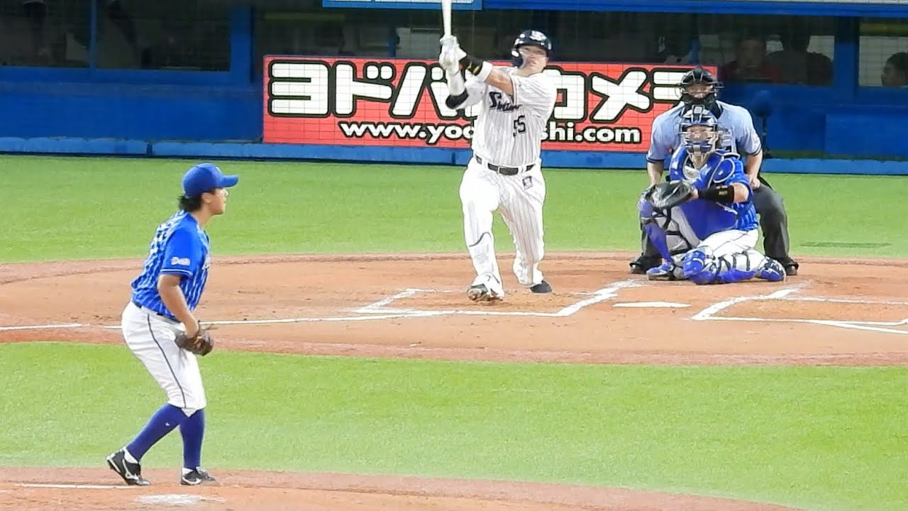 豪快弾】村上宗隆、今永から第23号ホームラン！球団通算8500号アーチ
