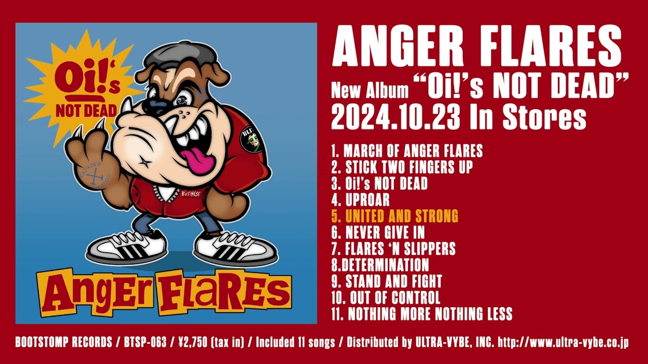 ANGER FLARES New Album 