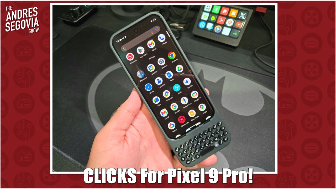 CLICKS Keyboard for PIXEL 9 Pro Unboxing & Impressions! - YouTube