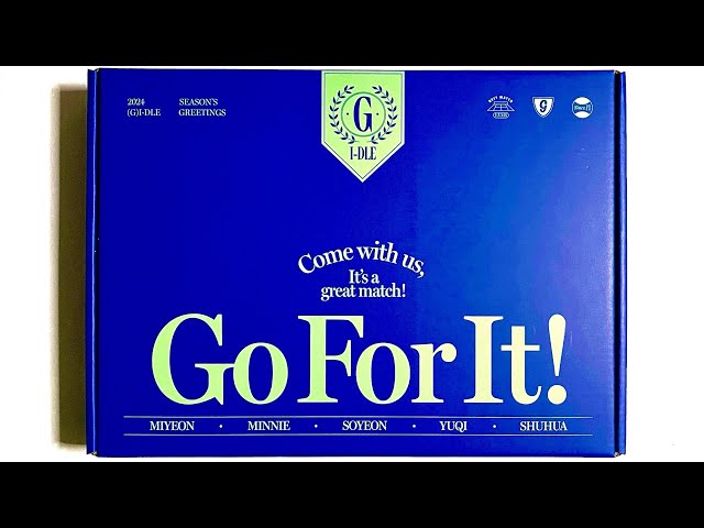 G)I-DLE SEASON'S GREETINGS 2024 “GO FOR IT!!!” UNBOXING!!!! - YouTube