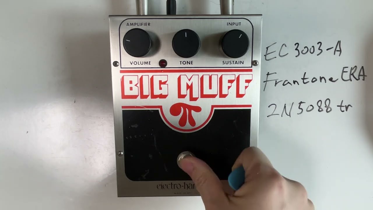 SG Rocks! EHX Big Muff Pi | NYC EC-3003-A Frantone era | 2N5088 tr