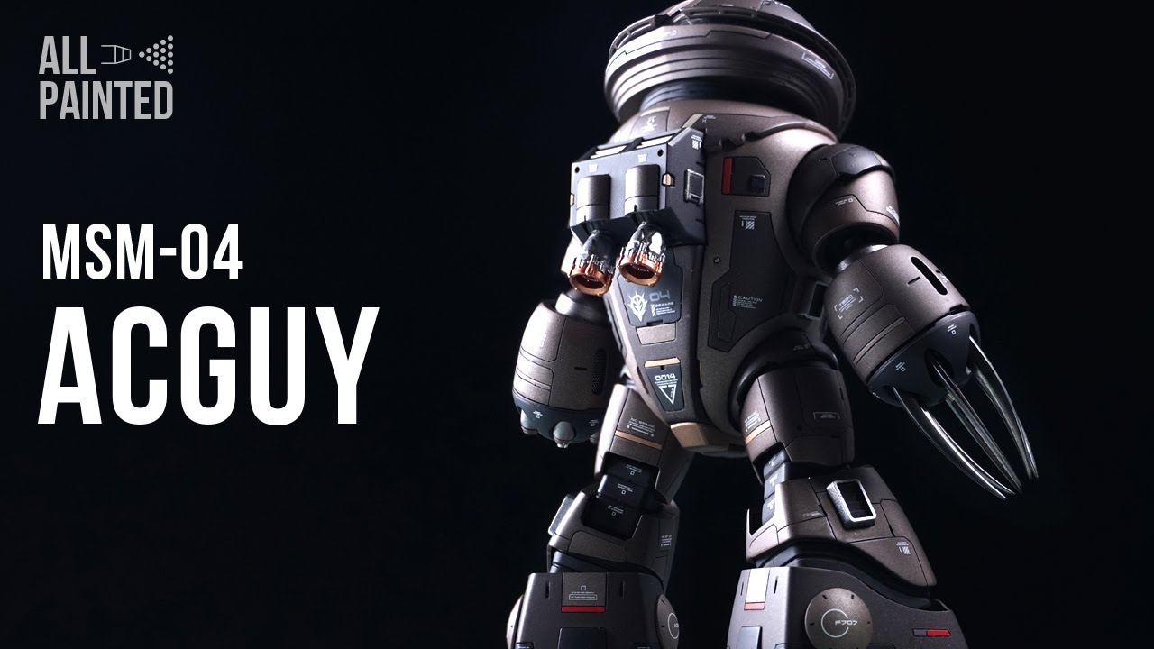 029【ガンプラ全塗装】HG ACGUY（アッガイ） - YouTube