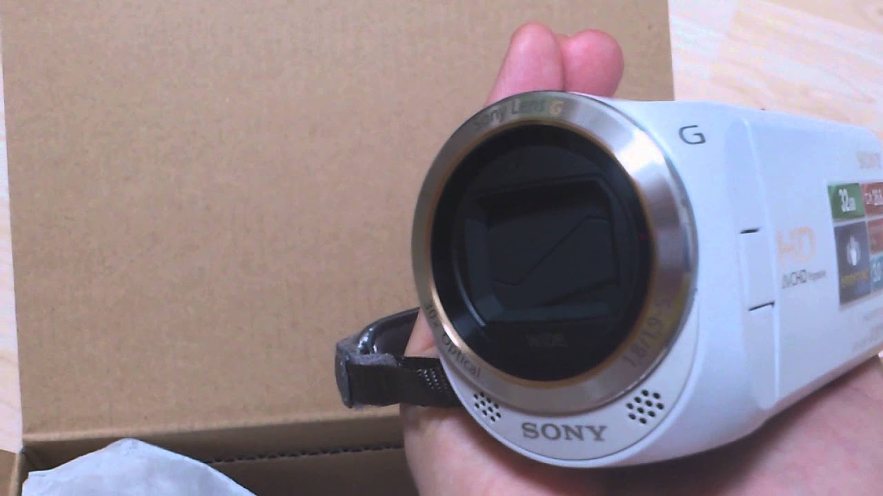 動画撮影には最適!!SONY HANDYCAM HDR-CX390 開封レヴュー!! ～SONY