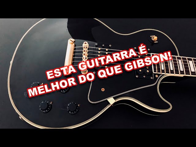 Esta les paul custom não deve nada a nenhuma Gibson americana