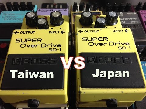 BOSS SD-1 日本製（MIJ）をレビュー！オペアンプ別に比較検証してみた