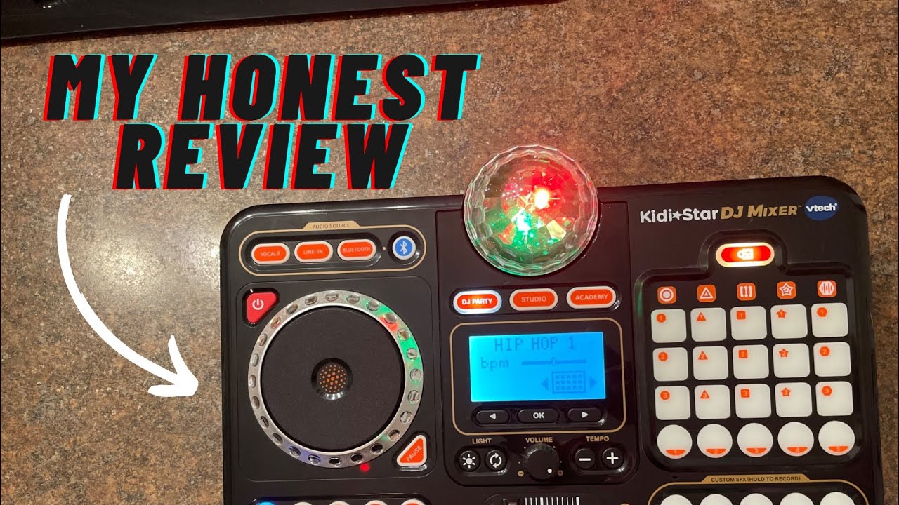 VTech Kidistar DJ Mixer Review - HOURS OF FUN! - YouTube