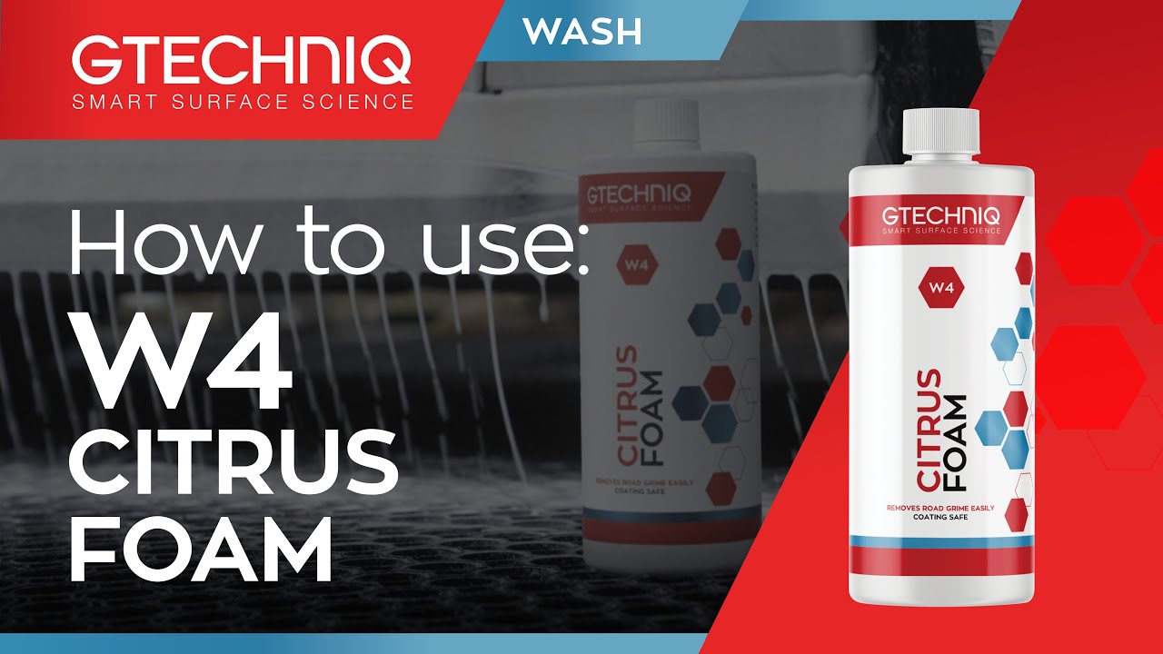 Gtechniq W4 Citrus Foam - 1000 ml - Detailed Image