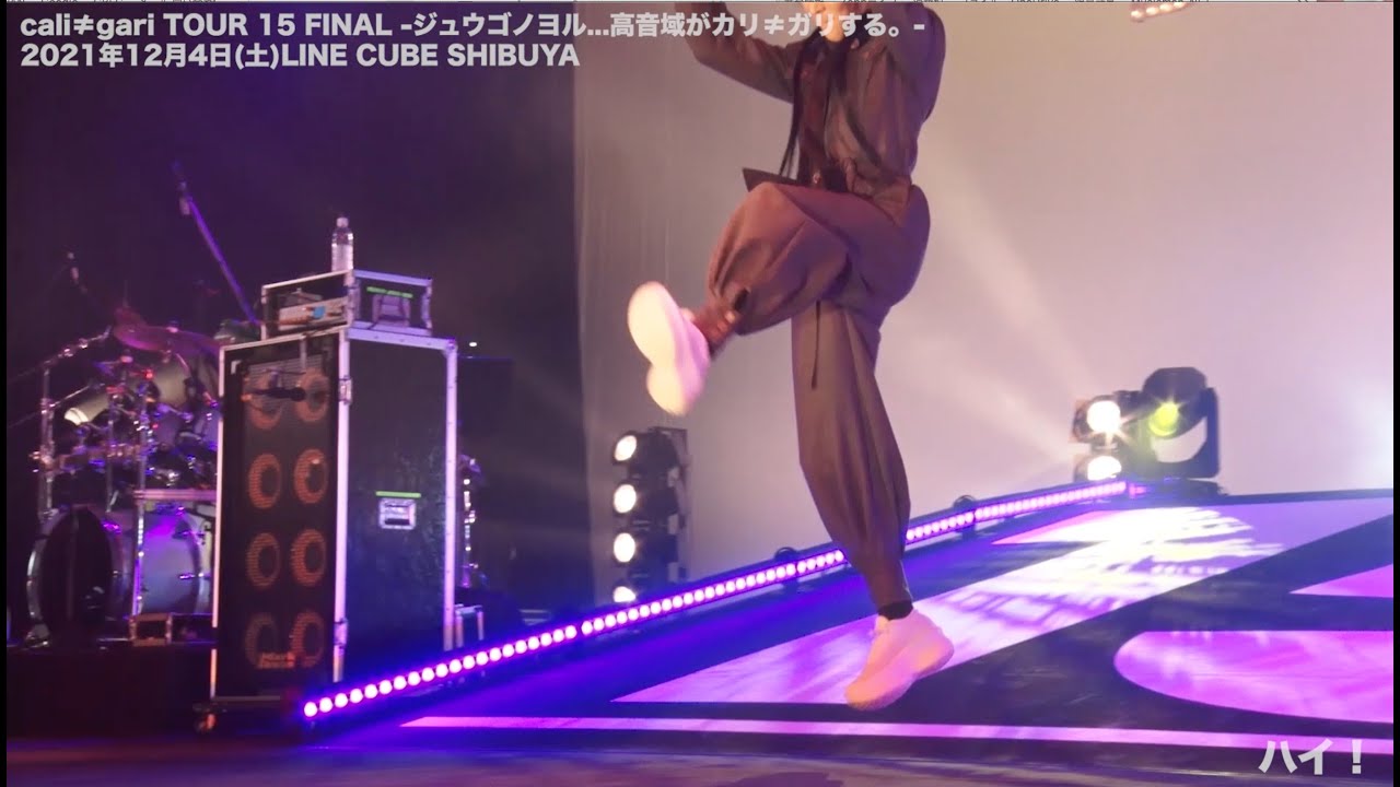 cali≠gari「ハイ！」/2021年12月4日(土)LINE CUBE SHIBUYA - YouTube