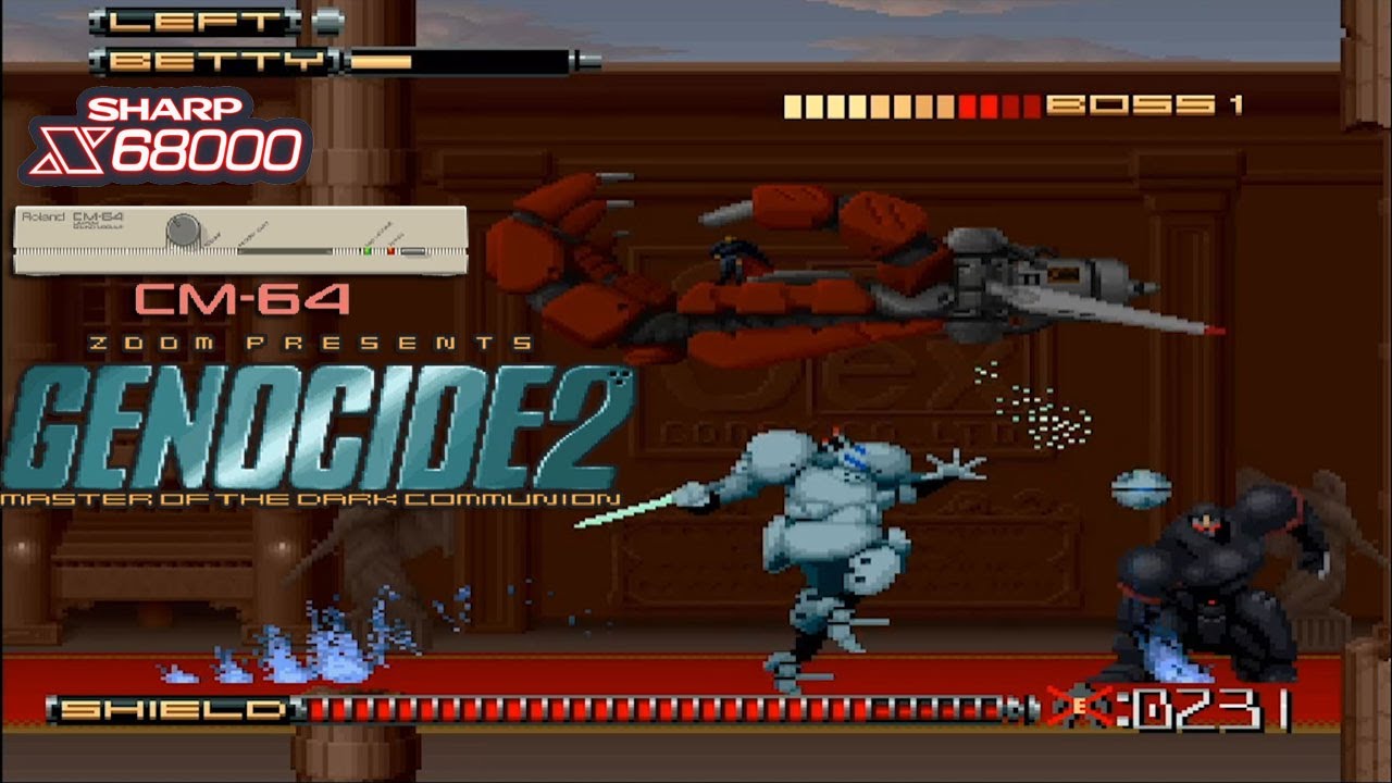 X68000 [CM-64] ジェノサイド 2 / Genocide 2 - Full Game - YouTube