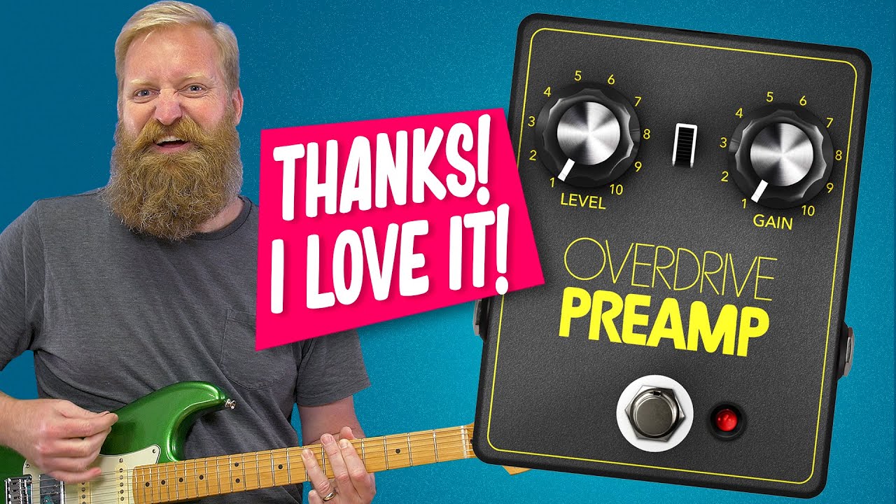 JHS Overdrive Preamp - Thanks I love it. - YouTube