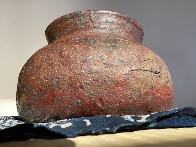 国宝級の古備前建水】安土・桃山時代の古備前建水の大名品が判明！豊臣