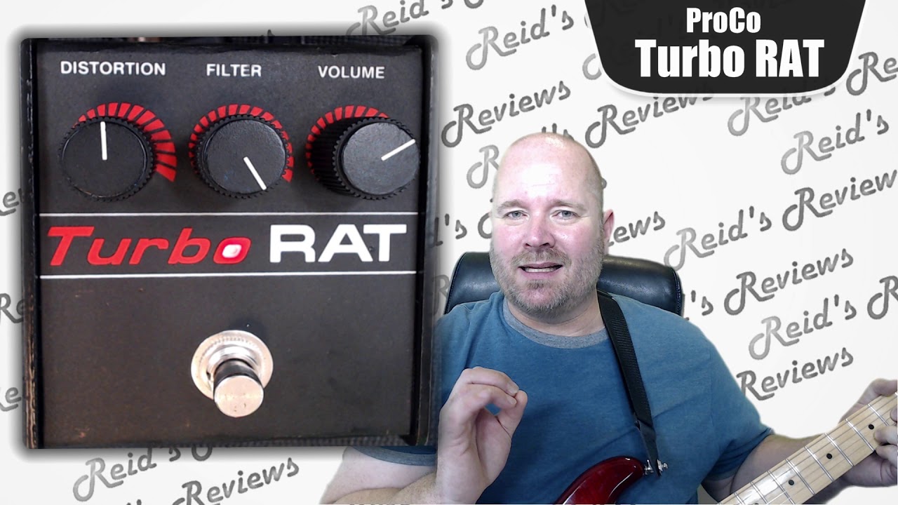Main Stay! ProCo Turbo RAT Overdrive, Distortion Guitar Pedal