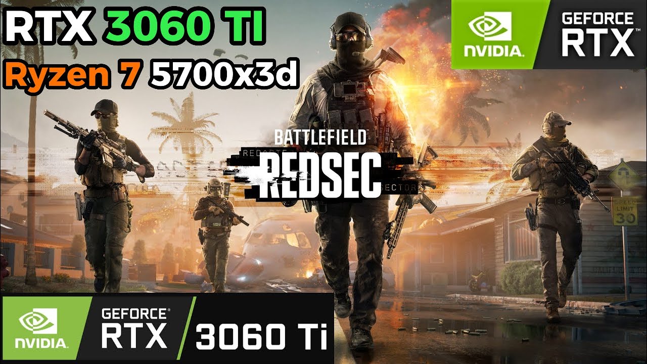Battlefield 6 REDSEC RTX 3060 ti + Ryzen 7 5700x3d - 1080p | Low