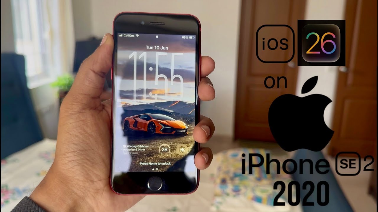 iOS 26 on iPhone SE 2020 (SE2) - YouTube