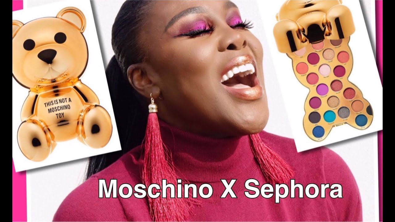 Moschino X Sephora Bear Collection Review, Swatch & Tutorial