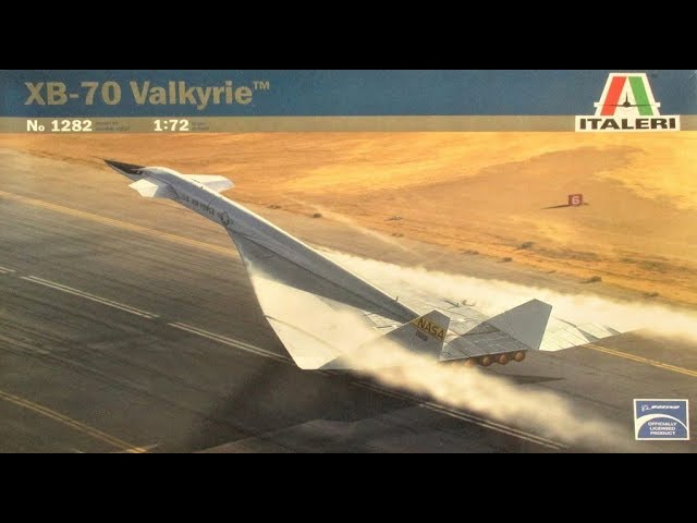 XB-70 Valkyrie 1:72 Scale Italeri Kit #1282 -Model Kit Review