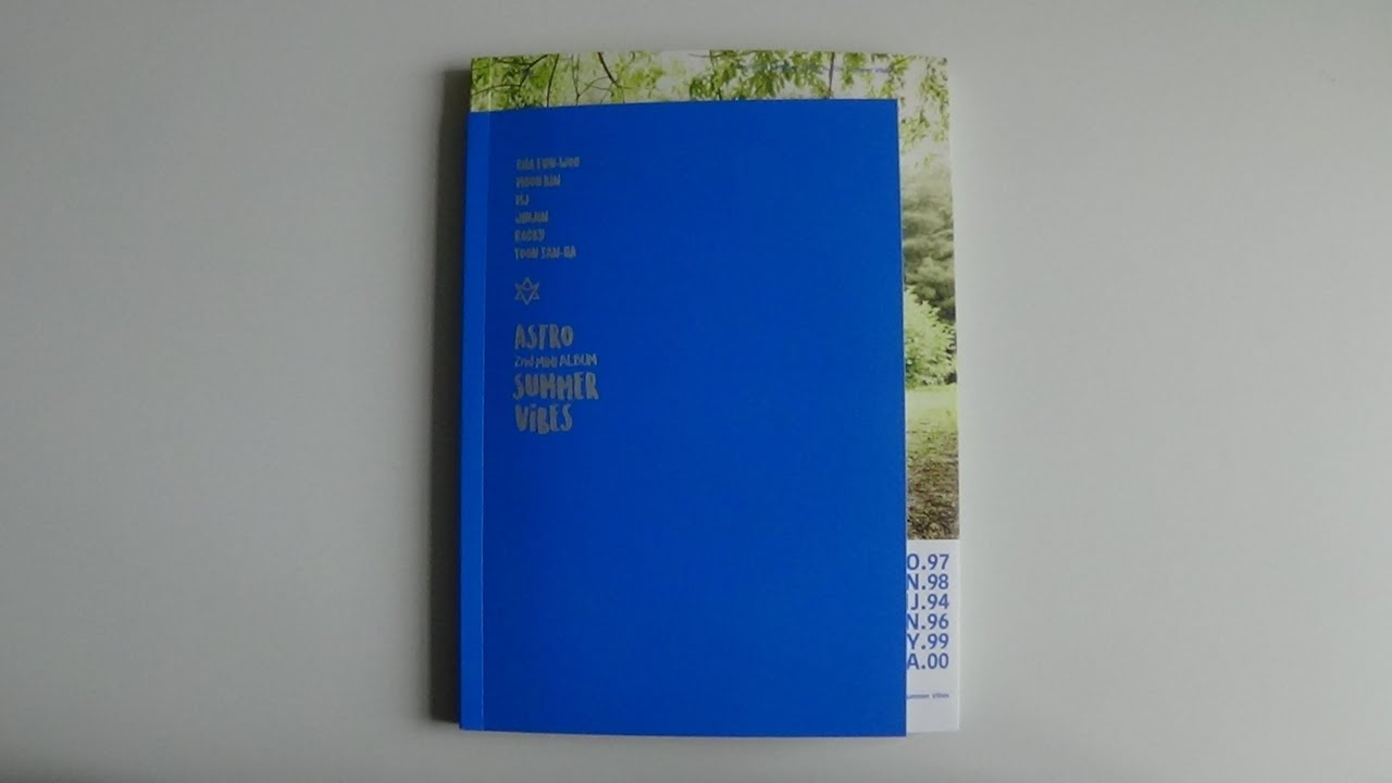 Unboxing Astro 아스트로 2nd Mini Album Summer Vibes - YouTube