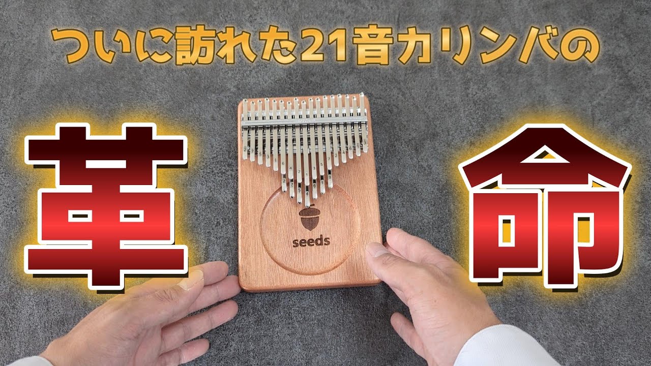 低音革命！17キーみたく弾ける21音カリンバ】seedsさんの新作カリンバ