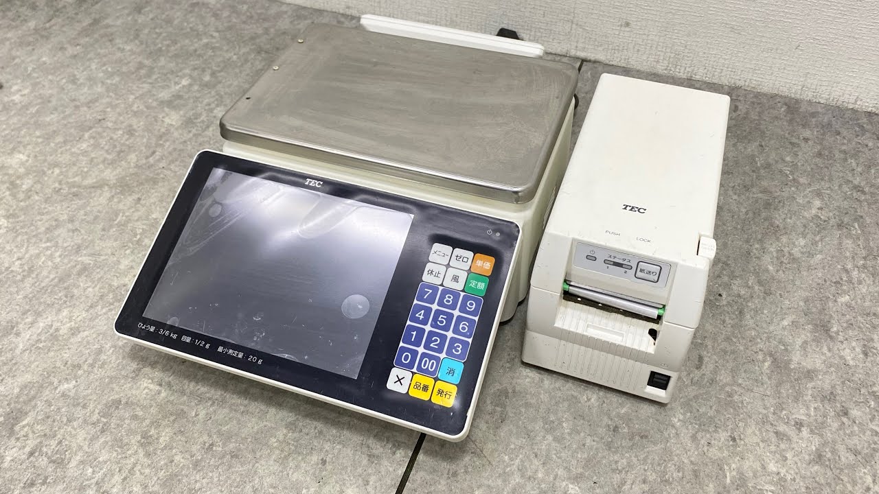 TEC デジタルスケール 多機能ラベルプリンターSL-6300-R TEC デジタル