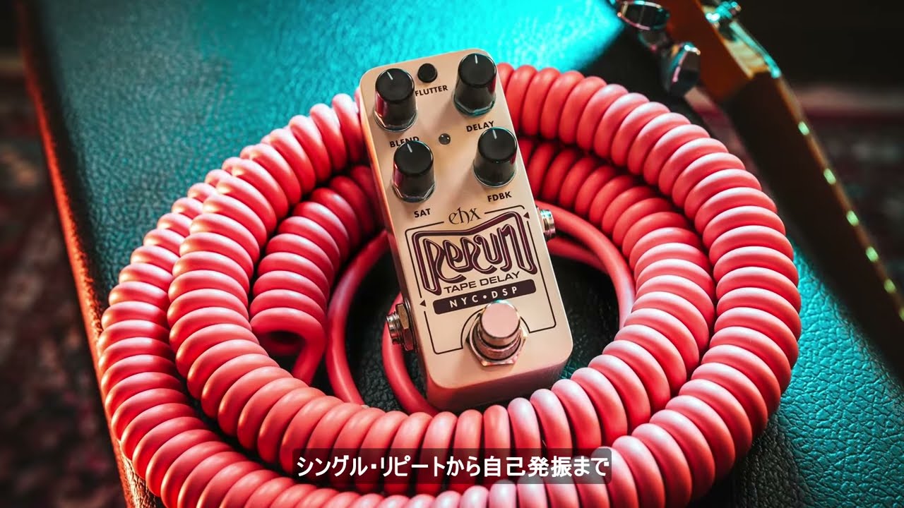 日本語字幕】Electro Harmonix PICO RERUN Tape Delay EHX Demo by DAN