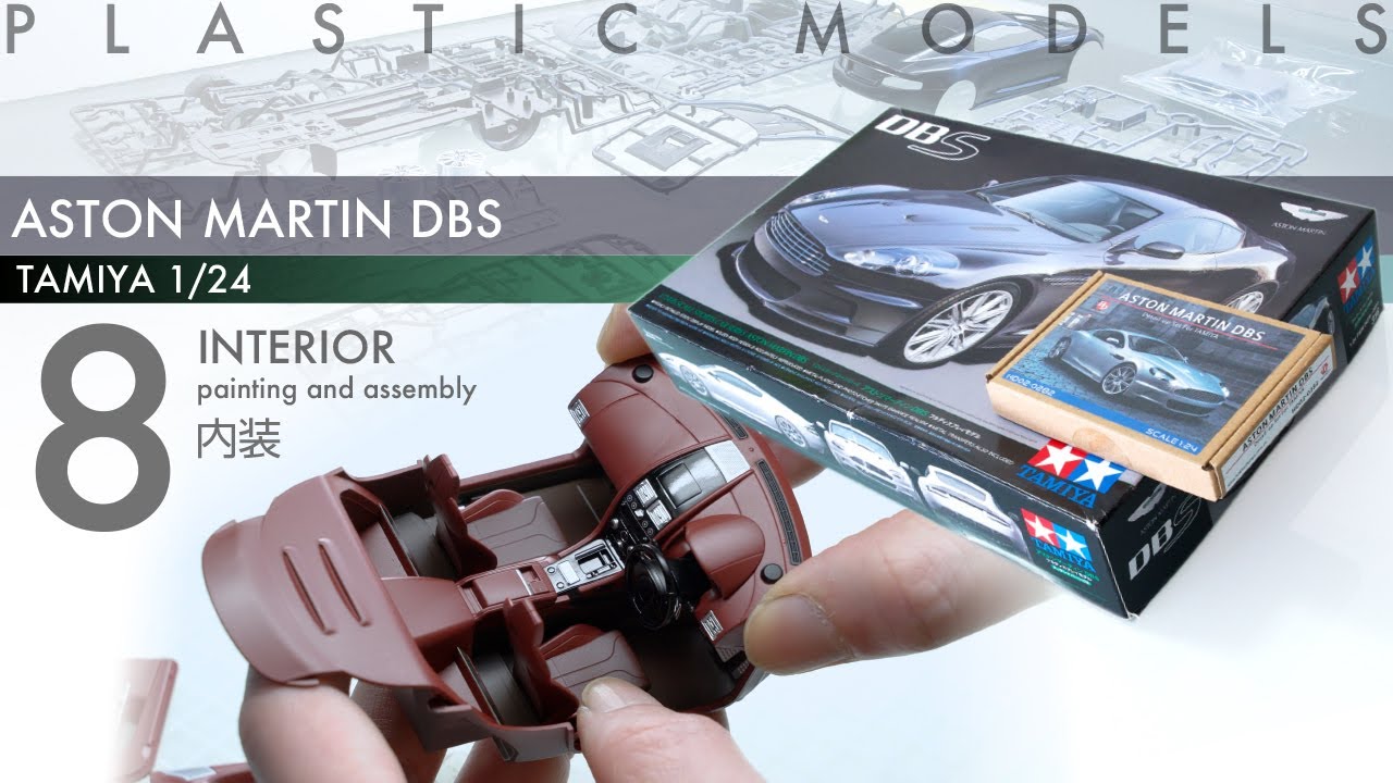 Tamiya 1/24 Aston Martin DBS Episode 8 - Interior - Blue No. 22