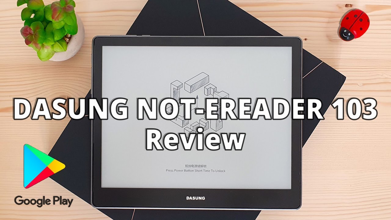 Dasung Not eReader 103 E-Ink + Google Play (4K UHD Review) Sub Eng