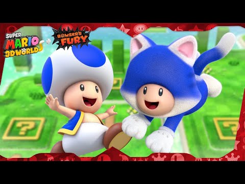 Super Mario 3D World for Switch ᴴᴰ | World 1 (All Green Stars