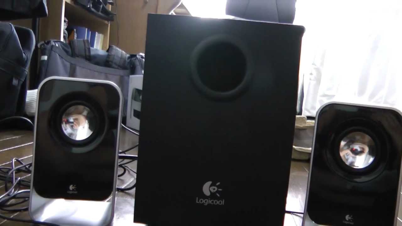 Logicool LS21 2.1chステレオスピーカー 開封 - YouTube