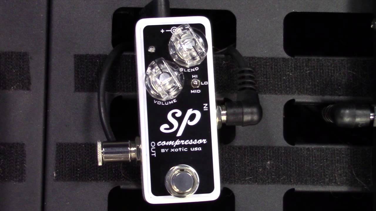 Exotic Effects Sp Compressor Demo and Tutorial - YouTube