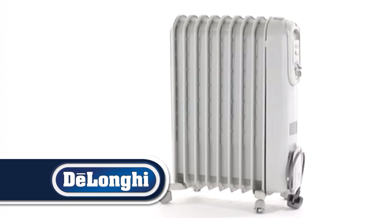 DeLonghi Vento Oil Filled Radiator VV550920 - YouTube