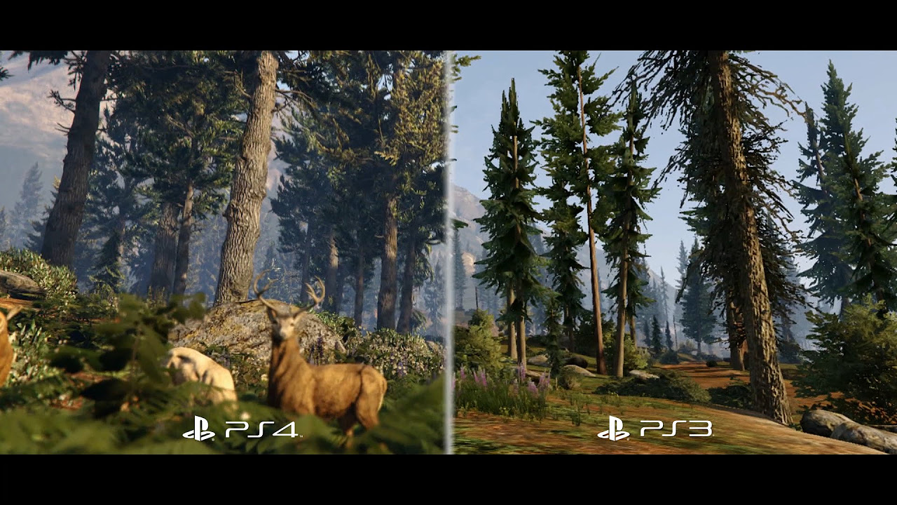 グランド・セフト・オートV: PlayStation®3版とPlayStation®4版の比較