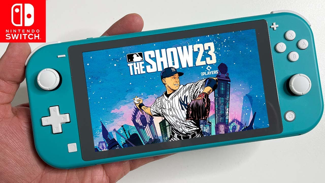 MLB the Show 23 Nintendo Switch LITE Gameplay - YouTube