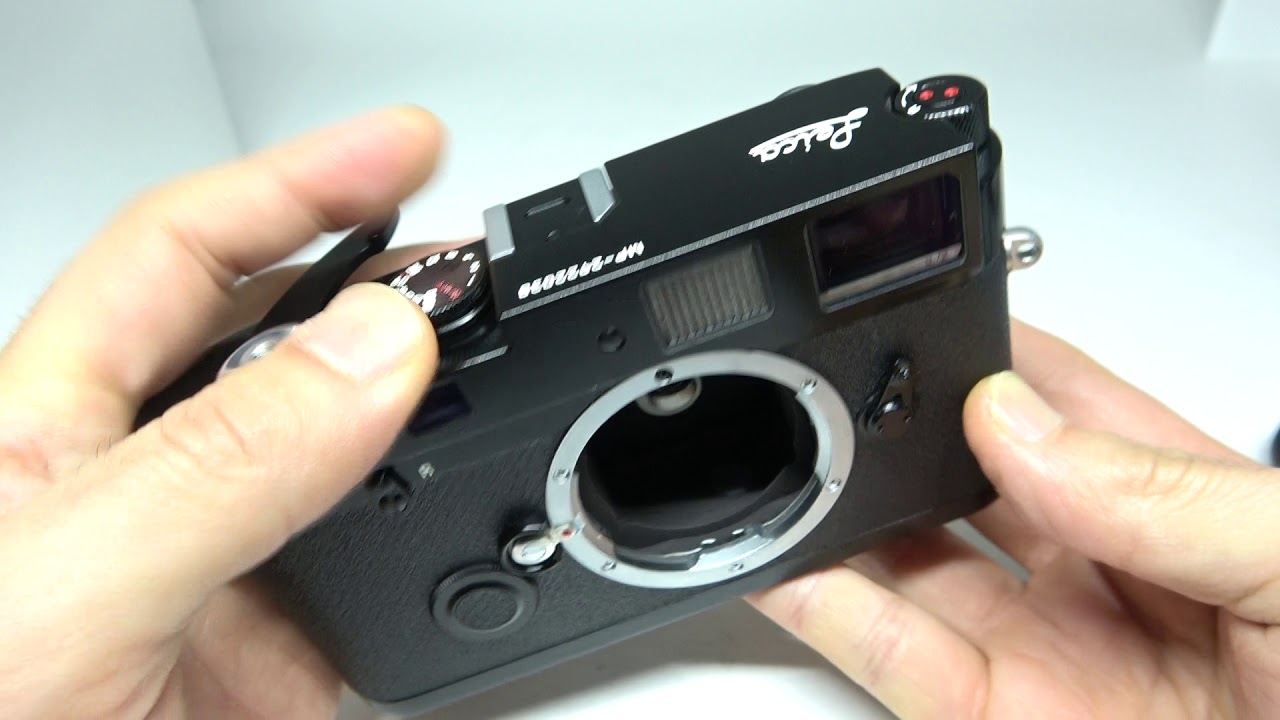 LEICA ライカ MP 0.72 ブラックペイント + 元箱、付属品一式 - YouTube