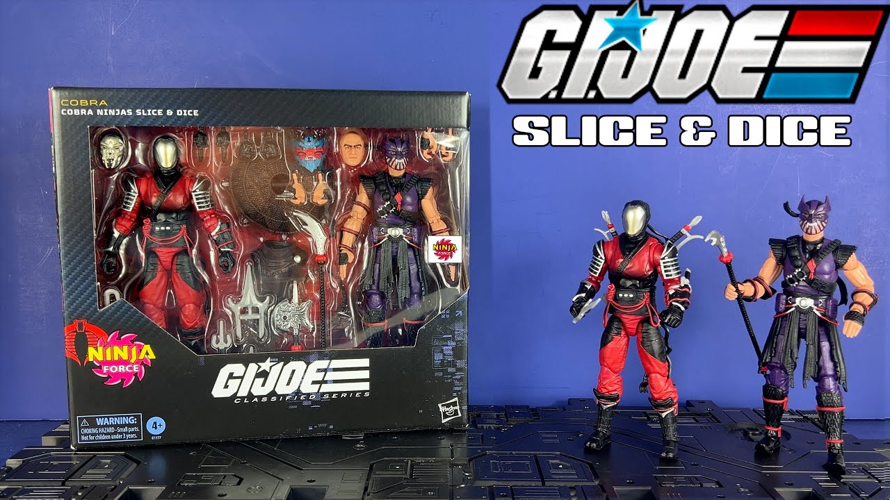 G.I. JOE Classified # 160 Ninja Force Slice & Dice Review - YouTube