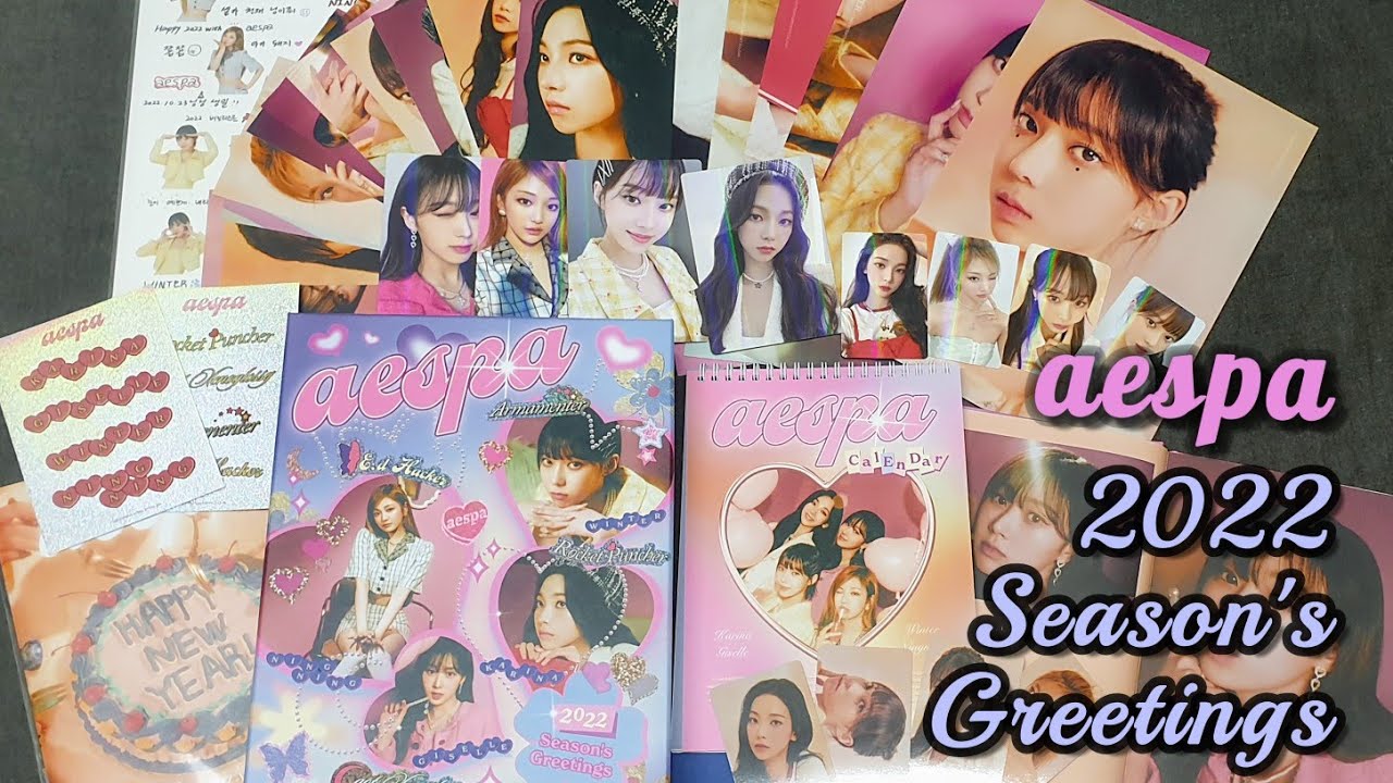 Unboxing] AESPA - 2022 Season's Greetings (SMTown &Store