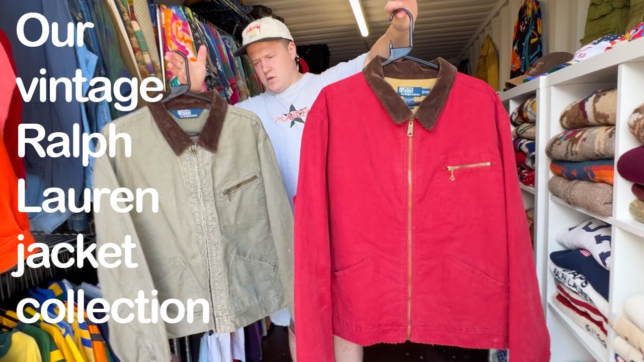 Vintage Polo Ralph Lauren Jacket Collection and Archive Tour