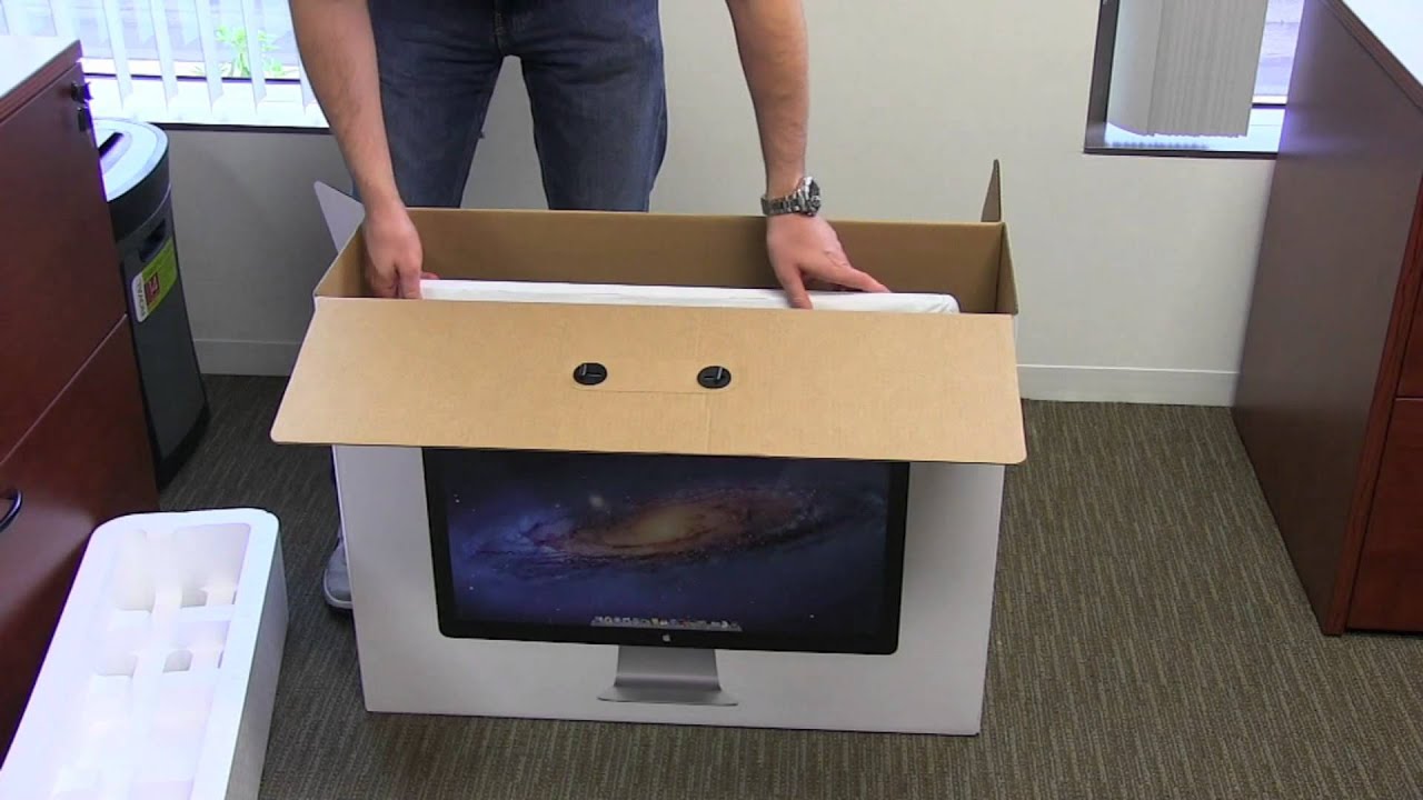 Apple Thunderbolt Display (27-inch) Unboxing - YouTube