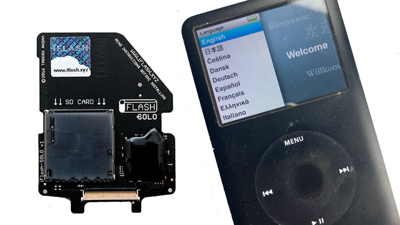 APPLE IPOD CLASSIC REFURBISHMENT AND IFLASH SD UPGRADE 4K - YouTube