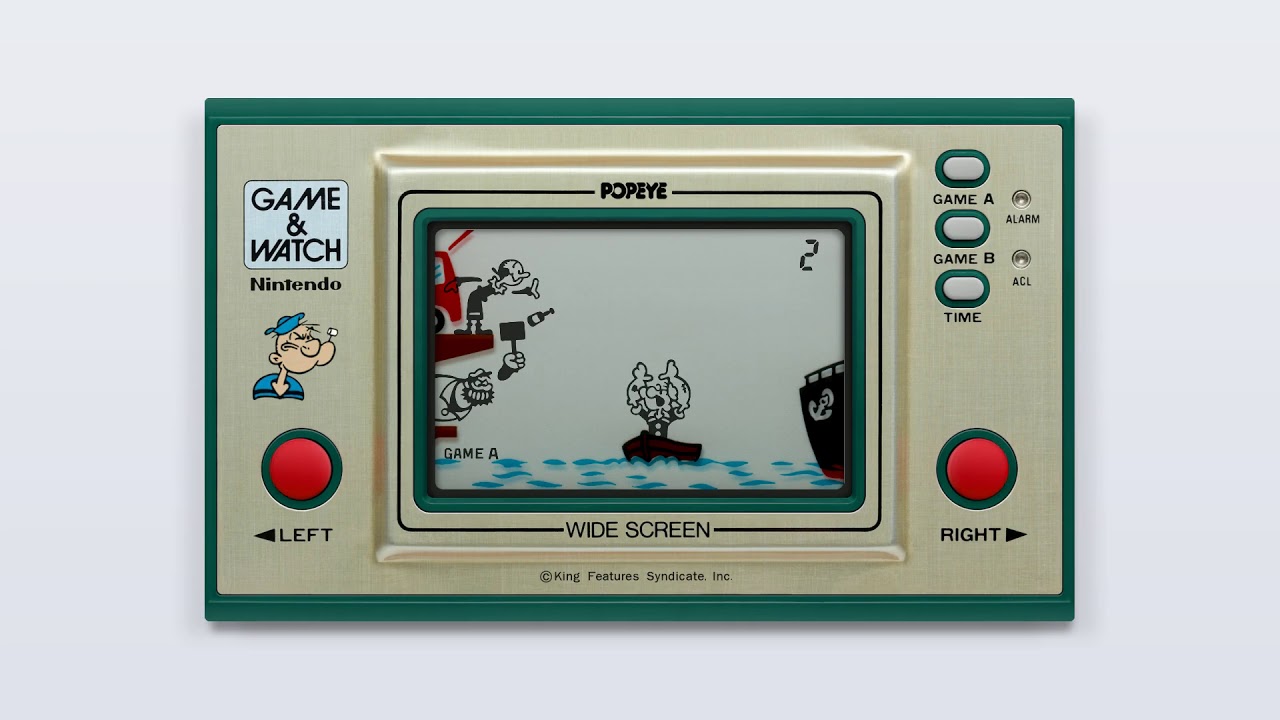 Game & Watch - Popeye (wide screen) (c)1981 Nintendo [MAME