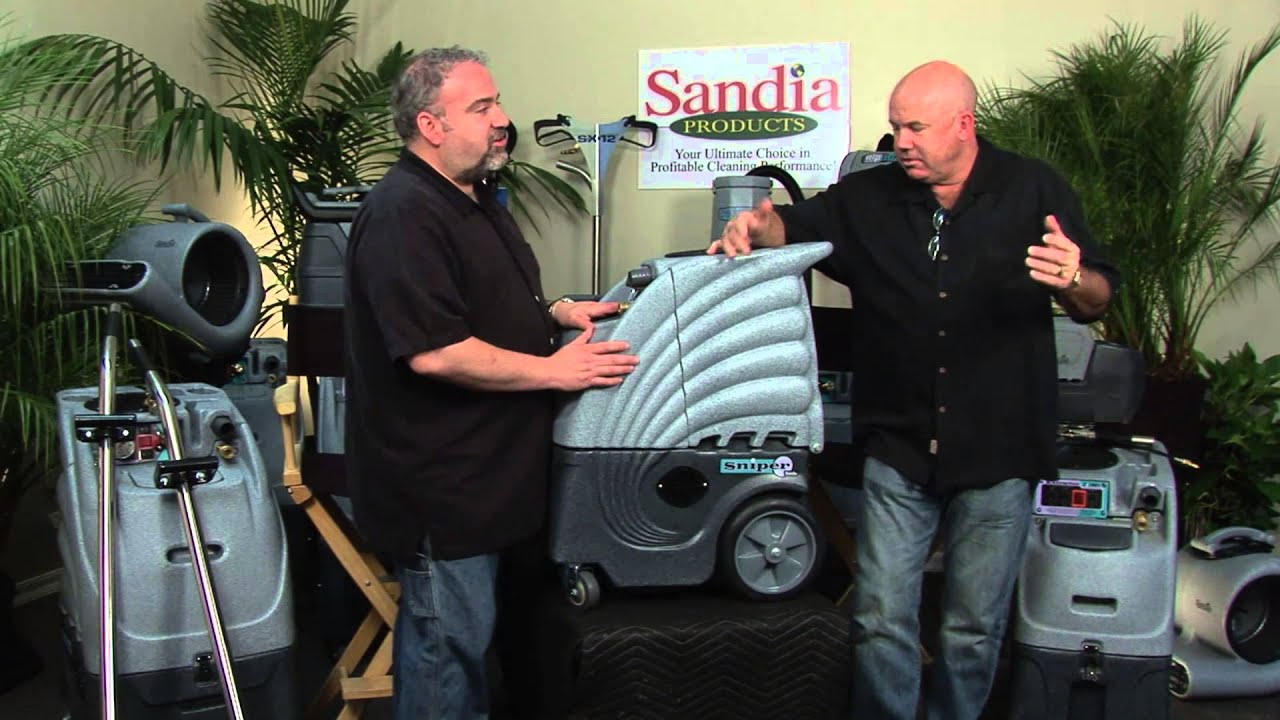 Sandia Sniper 6 Gallon Compact Carpet Extractor w/ Single 3-Stage