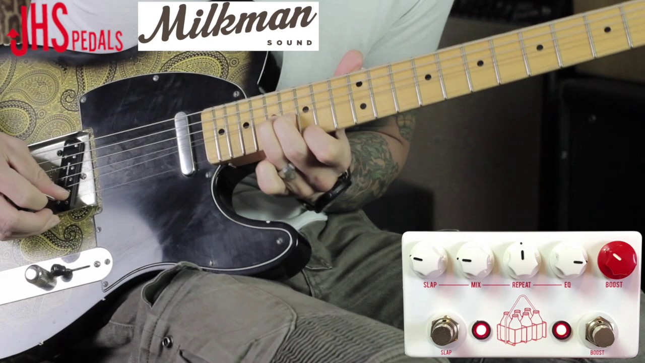 JHS The Milkman slap delay/boost pedal demo - by RJ Ronquillo