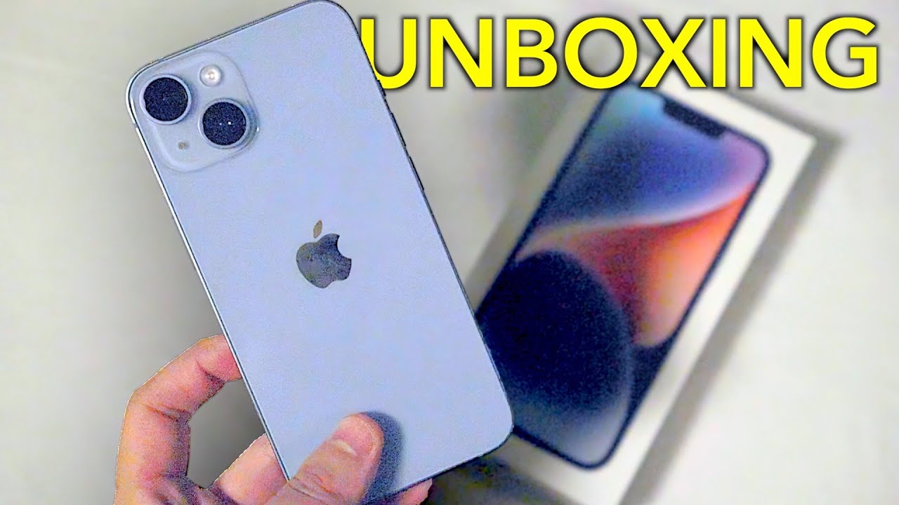 iPhone 14 (Blue, 256GB) Unboxing! 📱 | ChaseYama Tech - YouTube