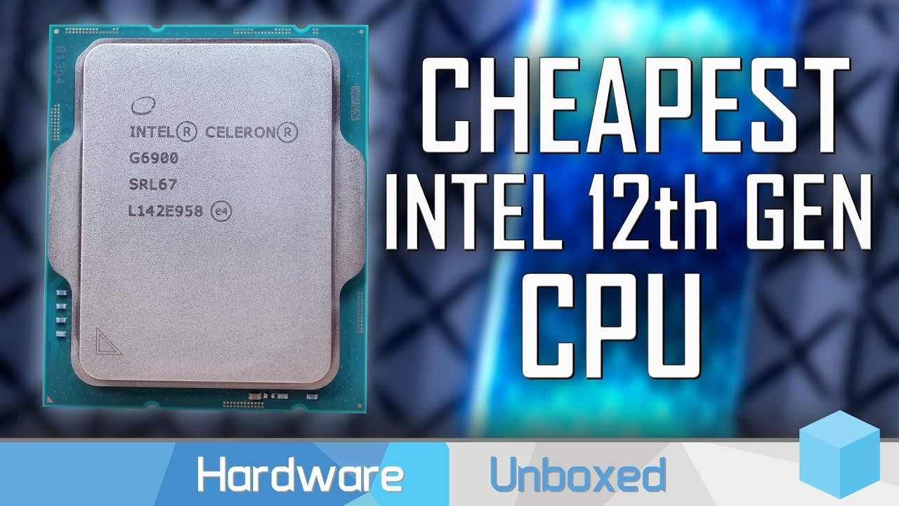 Intel Celeron G6900 $42 Dual-Core CPU Benchmark Review - YouTube