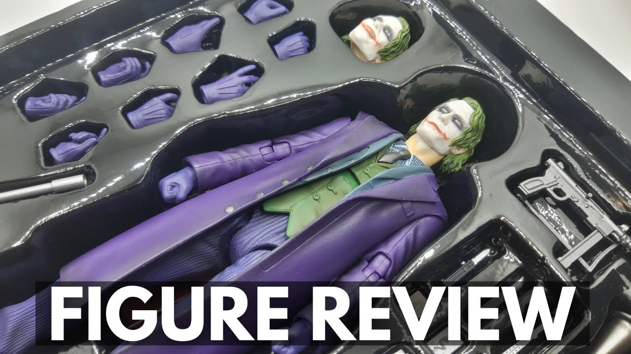 Medicom MAFEX 51 The Dark Knight Joker 2.0 Figure Review - YouTube