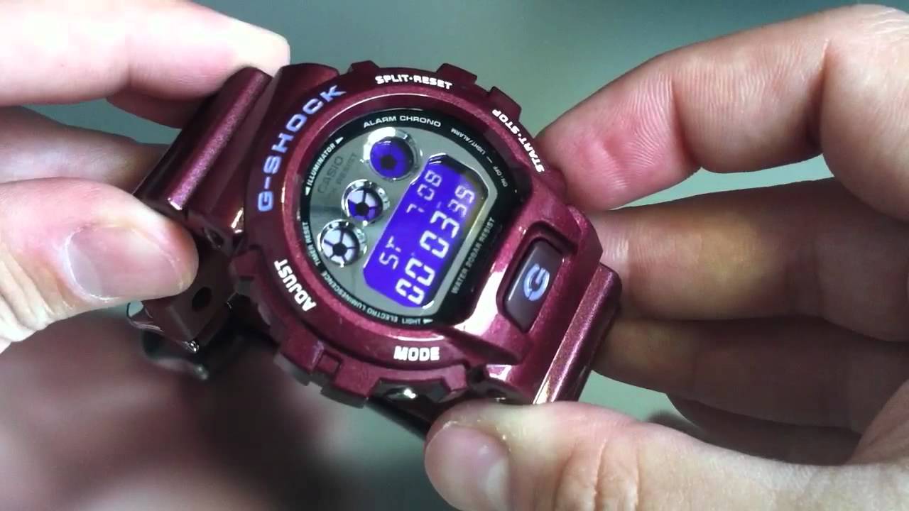 Casio G-Shock DW6900SB-4 Classic Mirror Metalic 6900 Watch - YouTube